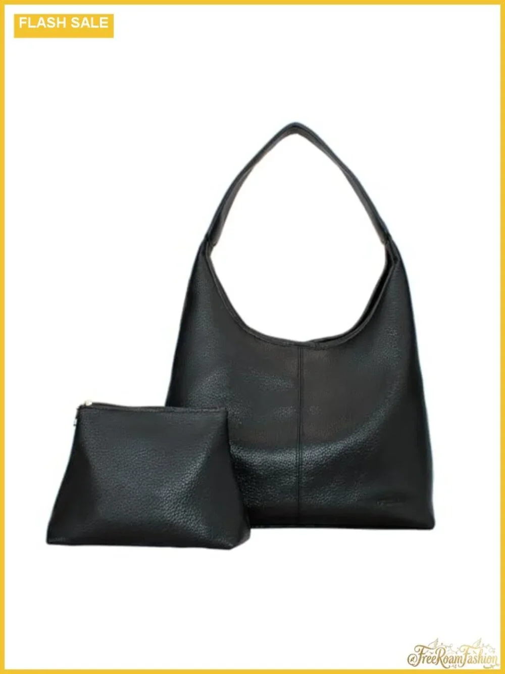 Women Large Hobo Shoulder Bag Vegan Leather Slouchy Tote Purse Work Travel